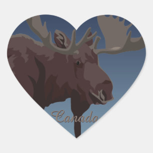 Moose Stickers Custom Canada Moose Stickers