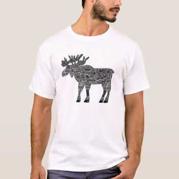 Moose T-shirt by elihelman at Zazzle