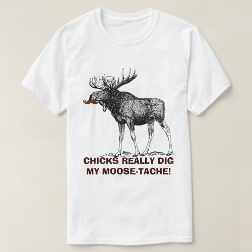 Moose_tache T_Shirt