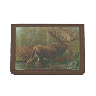 Moose Trifold Wallet