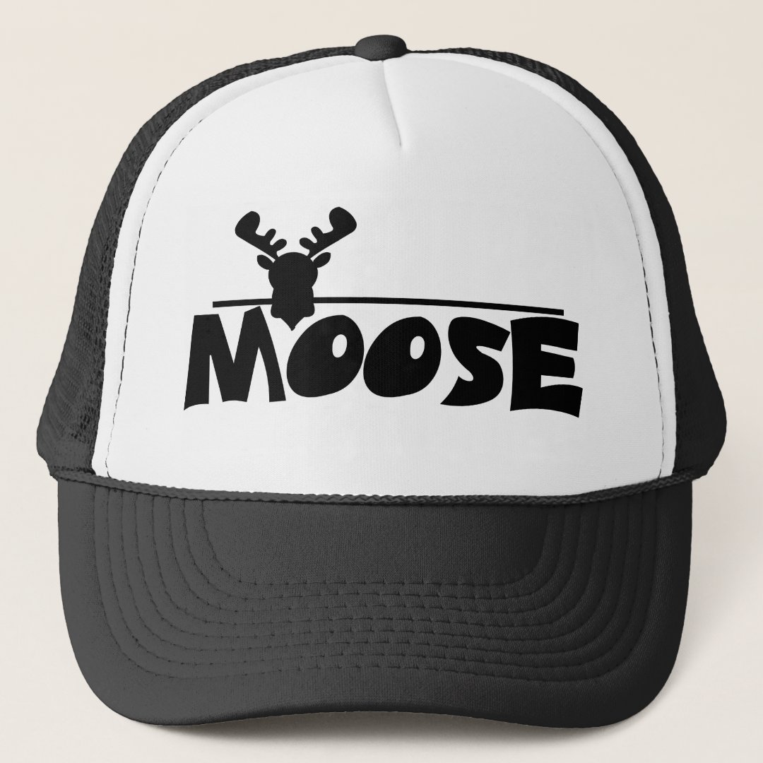 Moose Trucker Hat | Zazzle