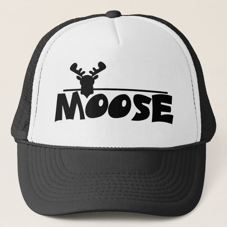 Moose Trucker Hat | Zazzle