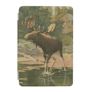 Moose Walking in Water iPad Mini Cover