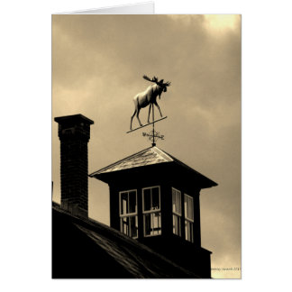 Moose Weather Vane New England Cards