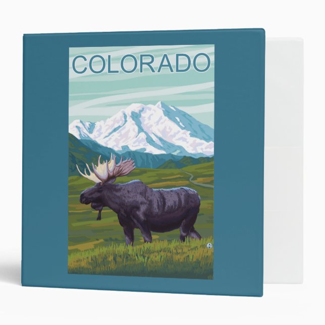 Moose with MountainColorado Binder (Front/Inside)