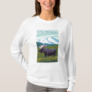 Moose with MountainColorado T-Shirt