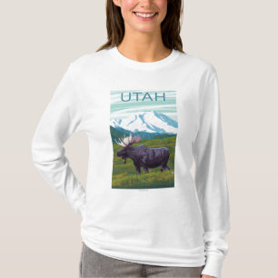 Moose with MountainUtah T-Shirt