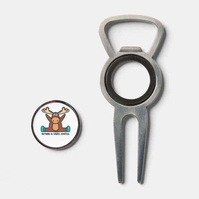 Moose Yoga - Nothing is under control Divot Tool (Front (Open))