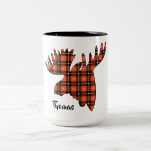 Moosehead Buffalo Plaid Lumberjack Two-Tone Coffee Mug