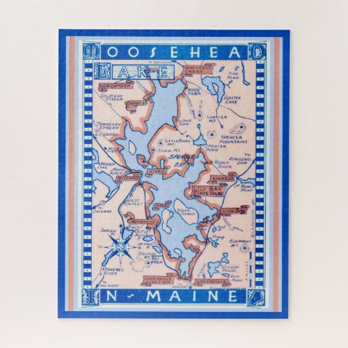Moosehead Lake ME 16x20 Jigsaw Puzzle