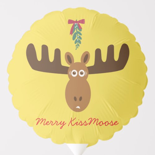 MooseHead_Merry KissMoose_Holiday Fun Balloon