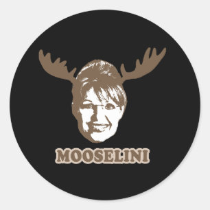 Mooselini Classic Round Sticker