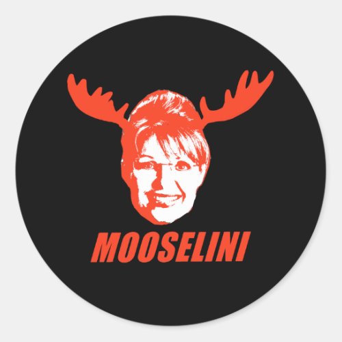 Mooselini T_shirts and Gifts Classic Round Sticker