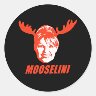 Mooselini T-shirts and Gifts Classic Round Sticker