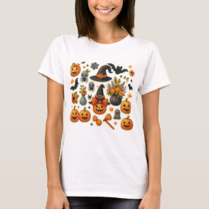 Moosey Halloween T-Shirt – Funny Fall Moose Costum