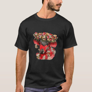 Mooshroom Mushroom Cow Water Painting Illustration T-Shirt