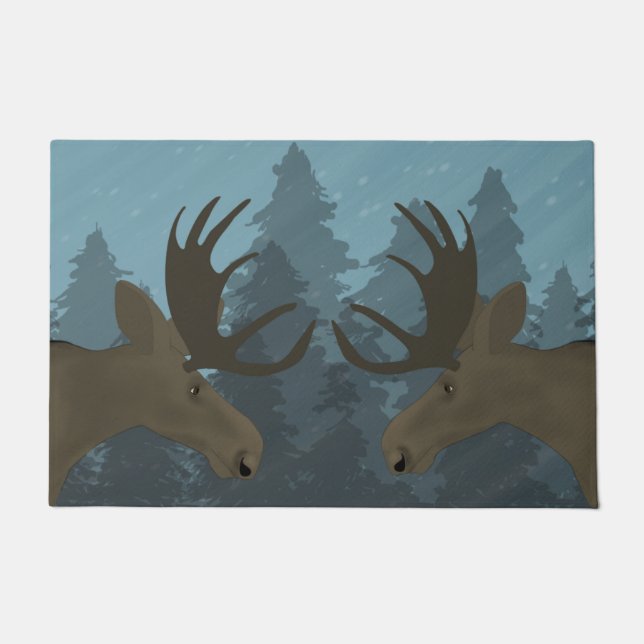Moosing Around Door Mat (Front)