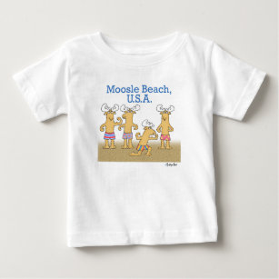 Moosle Beach, USA Baby T-Shirt