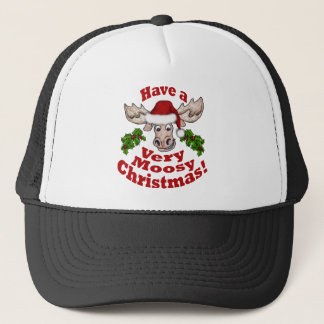 moosy christmas trucker hat