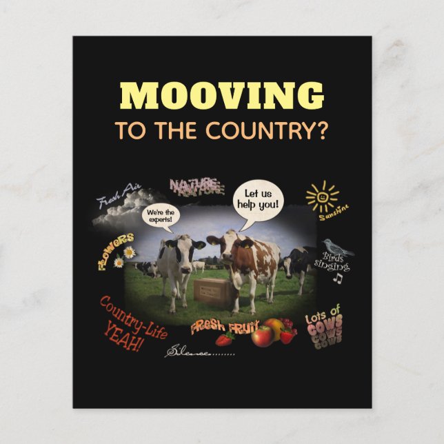 Mooving to the Country Flyer (Front)