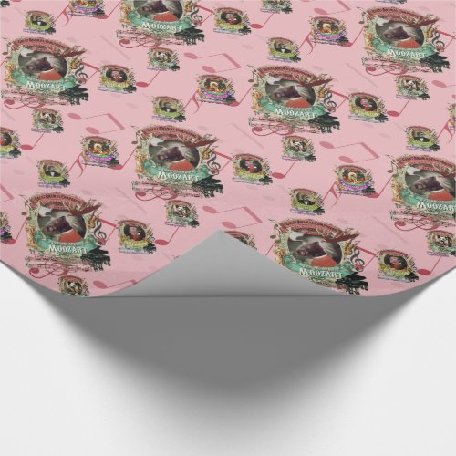Moozart Mozart Moose Animal Music Composers Wrapping Paper