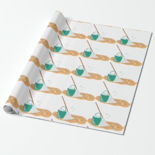 Mop & Bucket Wrapping Paper