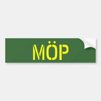 MÖP BUMPER STICKER