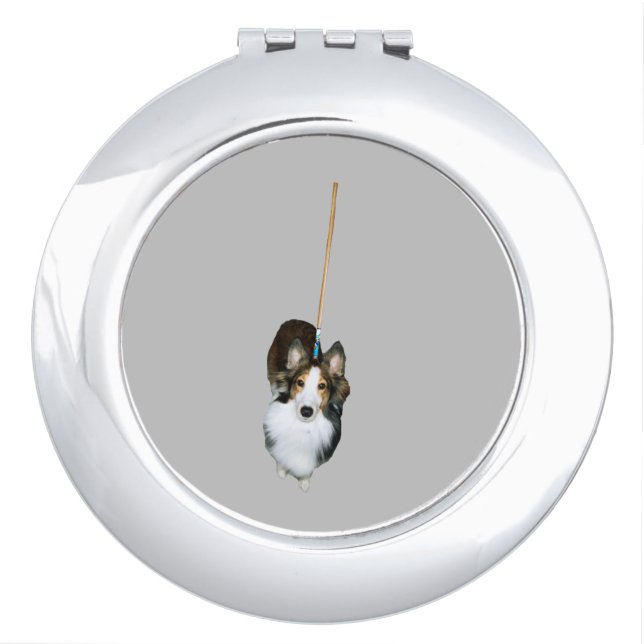 Mop Dog Compact Mirror (Front)