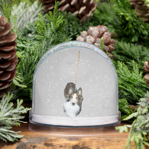 Mop Dog Snow Globe