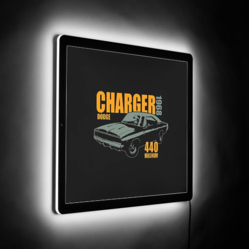 Mopar - 1968 Charger Musclecar  LED Sign