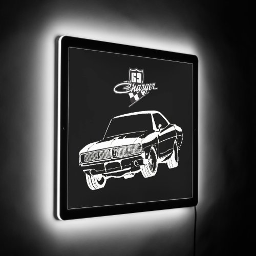 Mopar - 1969 Charger Musclecar  LED Sign