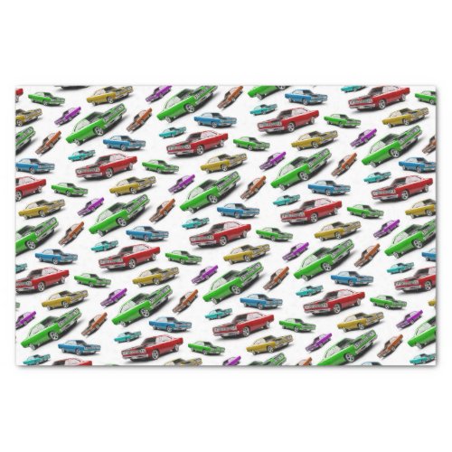 Mopar 1969 Plymouth Road Runner Classic Muscle Car Tissue Paper