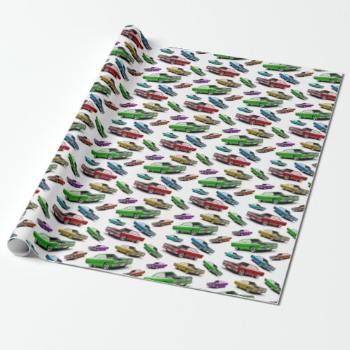 Mopar 1969 Plymouth Road Runner Classic Muscle Car Wrapping Paper