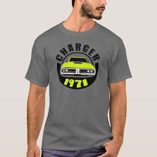 Mopar - 1971 Dodge Charger Musclecar T-Shirt (Front)