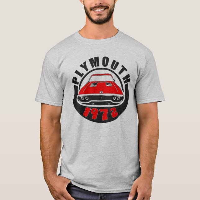 Mopar - 1972 Plymouth Roadrunner Tor Red T-Shirt (Front)