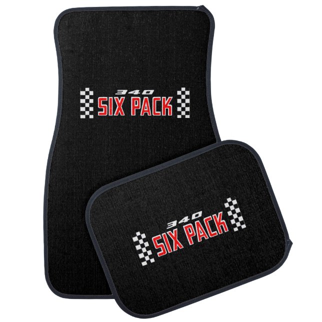 Mopar - 340 Six Pack Car Floor Mat (Set)