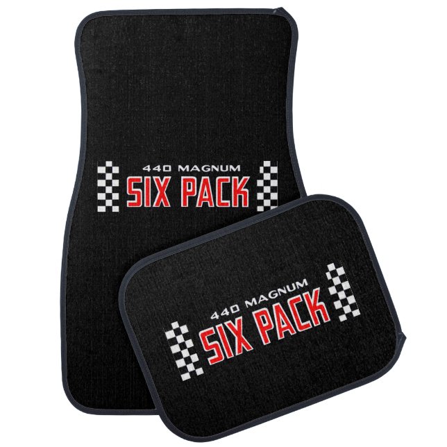 Mopar 440 Magnum Six Pack Car Floor Mat (Set)