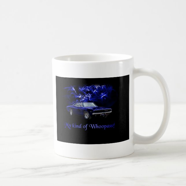 Mopar: '68 Charger - Ready to WhoopAss! Coffee Mug (Right)