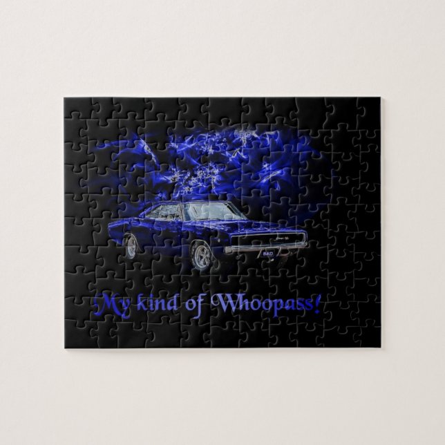 Mopar: '68 Charger - Ready to Whoopass! Jigsaw Puzzle (Horizontal)