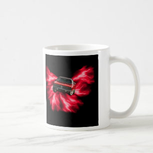 Mopar: '69 Charger on red lightning Coffee Mug