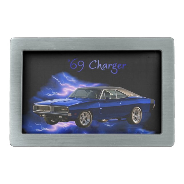 Mopar:  '69 Dodge Charger Belt Buckle (Front)