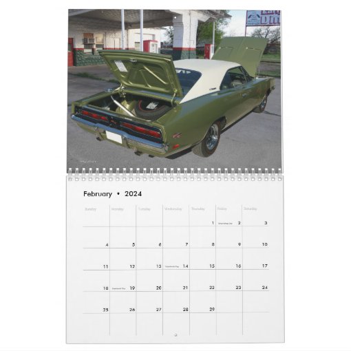 Mopar Calendar Zazzle