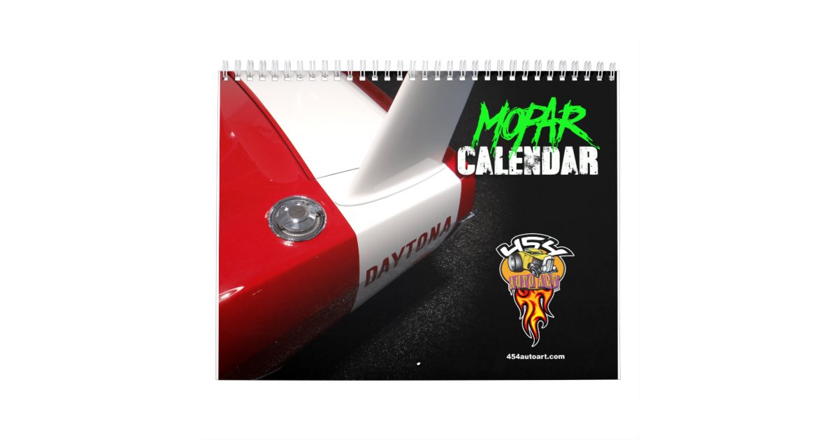 Mopar Car Calendar