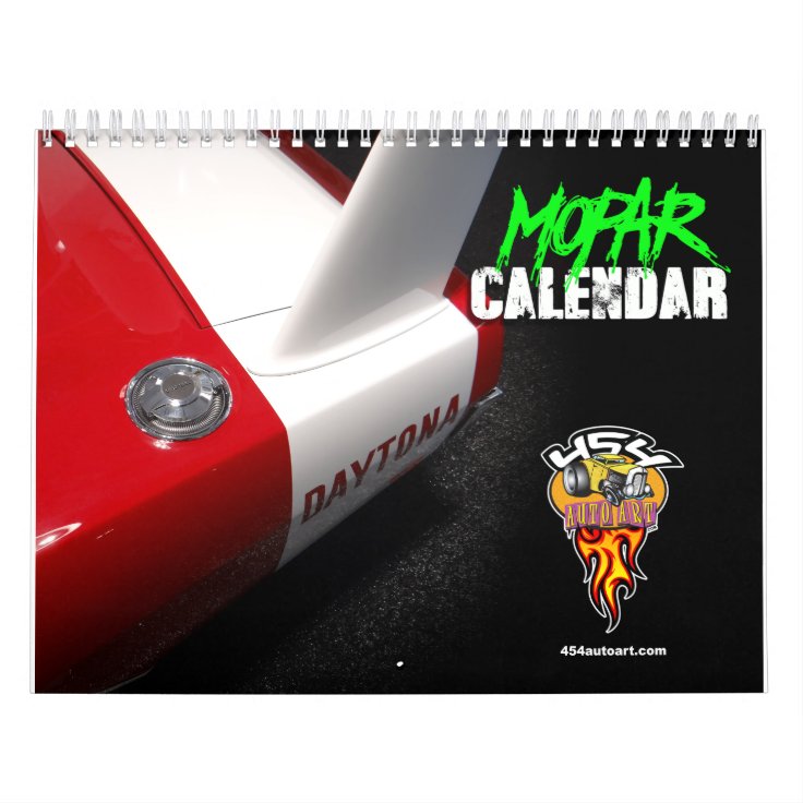 Mopar Car Calendar Zazzle