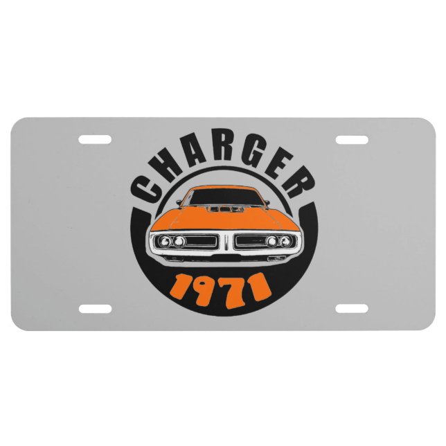 Mopar - Dodge Carger License Plate (Front)