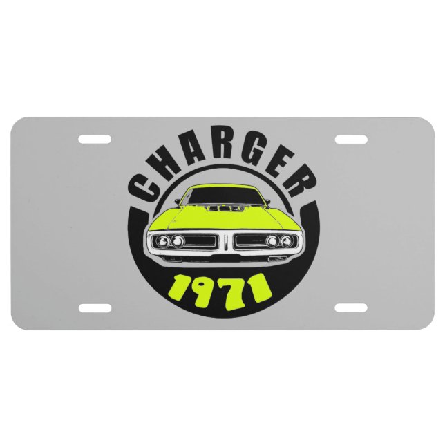 Mopar - Dodge Charger License Plate (Front)