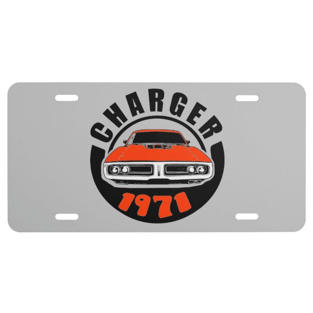 Mopar - Dodge Charger License Plate (Front)