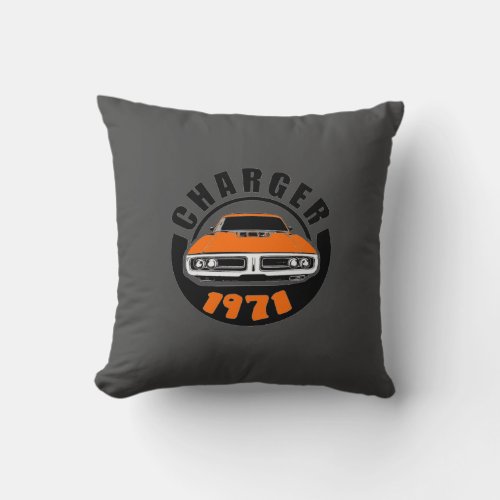 Mopar _ Dodge Charger Throw Pillow