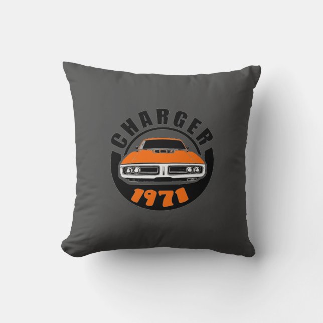 Mopar - Dodge Charger Throw Pillow (Front)