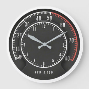 Mopar - Dodge Charger Tic Toc Tach Round Clock